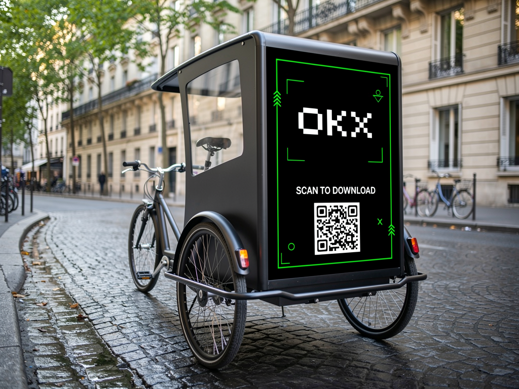 OKX LED Bike — Mockup