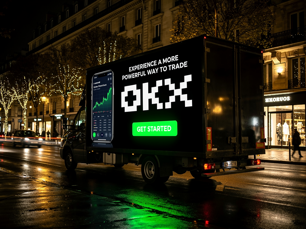 OKX LED Truck — Mockup